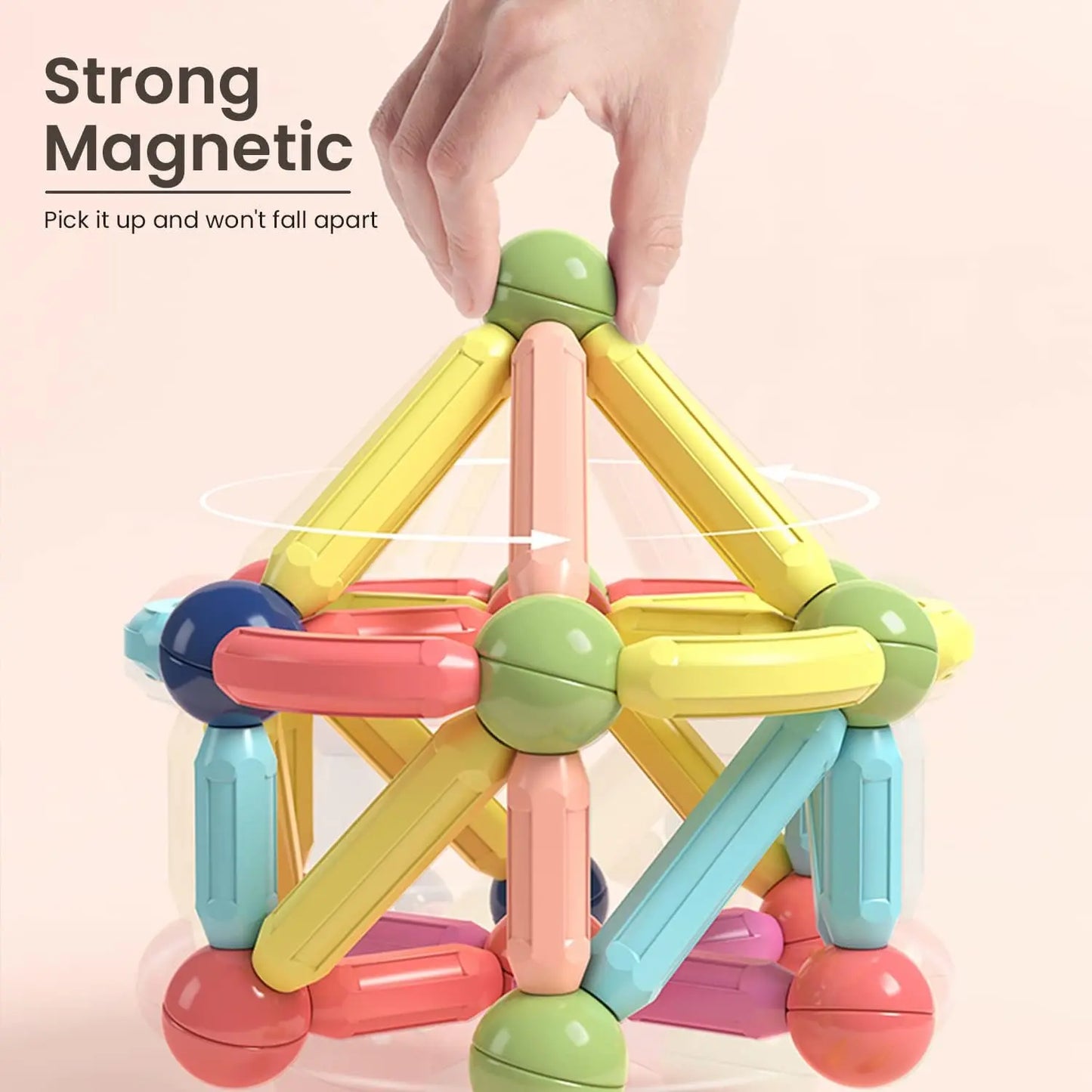 36 PCS Magnetic Building Sticks Blocks Set Early Learning