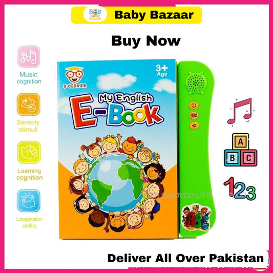 Children's educational e-book with colorful design and text, featuring the brand 'Baby Bazaar'.
suitable for children's age 3+ years