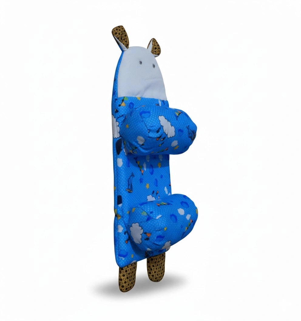 Blue New Design Baby Head Shaping Pillow - Baby Bazaar