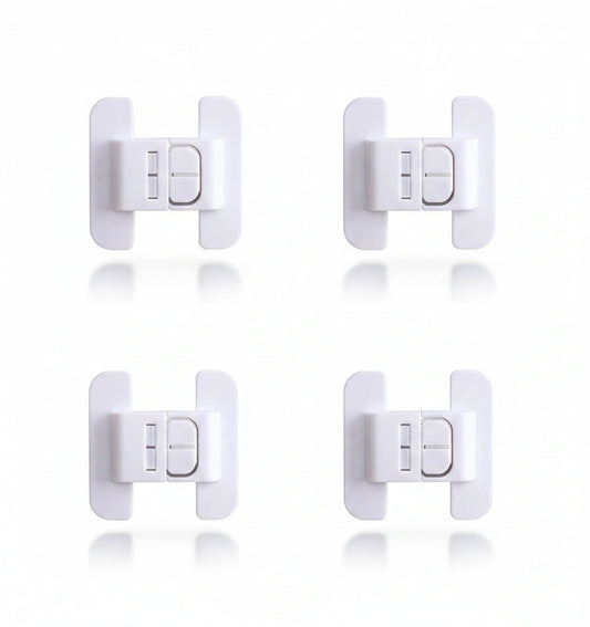 Child Safety Fridge Lock – No-Drill Baby Proof Refrigerator Door Lock with Strong Adhesive (Copy) - Baby Bazaar