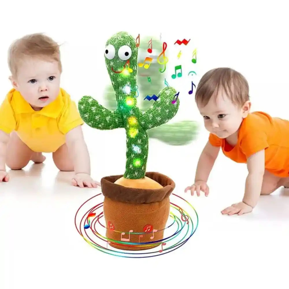 Dancing Cactus Talking Toy – Singing & Repeating Plush Toy for Kids | Baby Bazaar