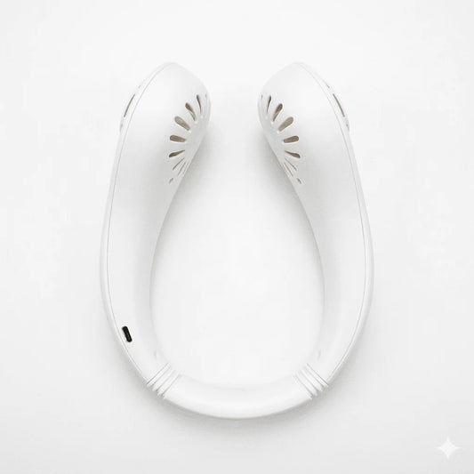 Portable Neck Fan – Hands-Free USB Rechargeable Cooling Fan
