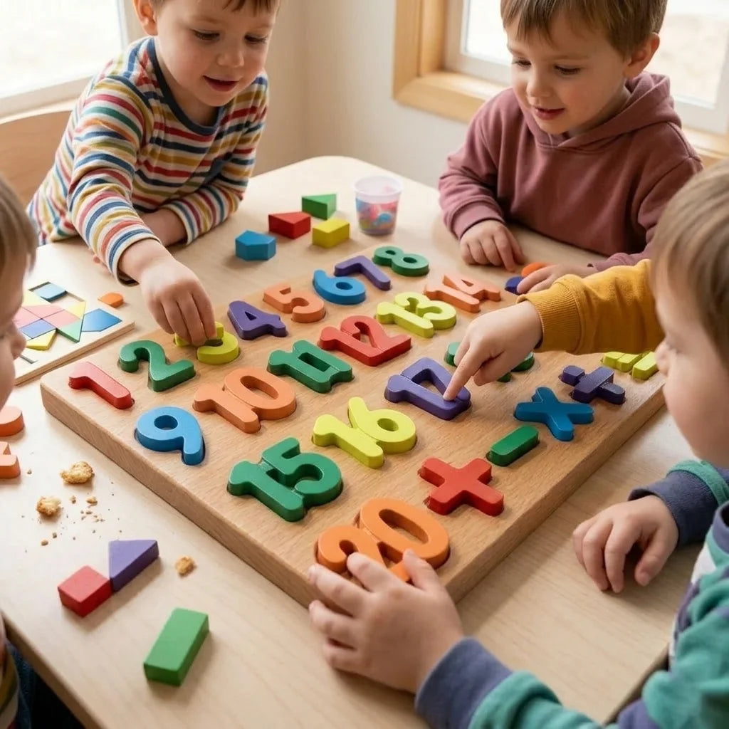 3D 123 Plastic Number Blocks for Kids 