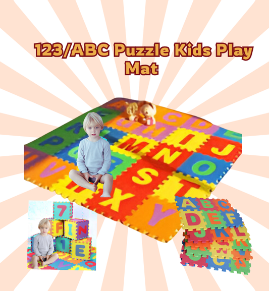 123/ABC Puzzle Kids Play Mat | EVA Foam Play Mat Floor Blocks | 36 Pcs
Suitable for Children's age 3+ years