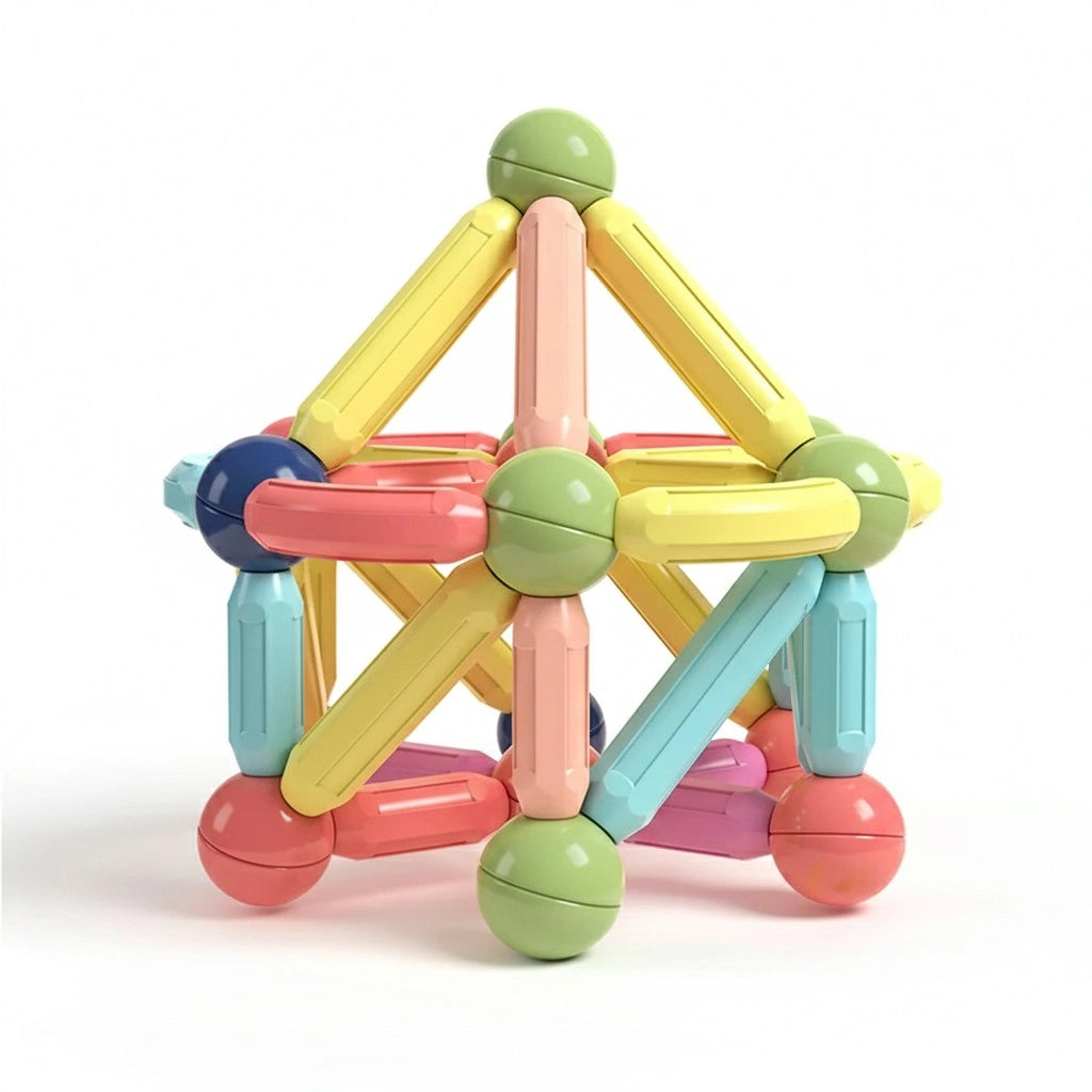 36 PCS Magnetic Building Sticks Blocks Set Early Learning - Baby Bazaar