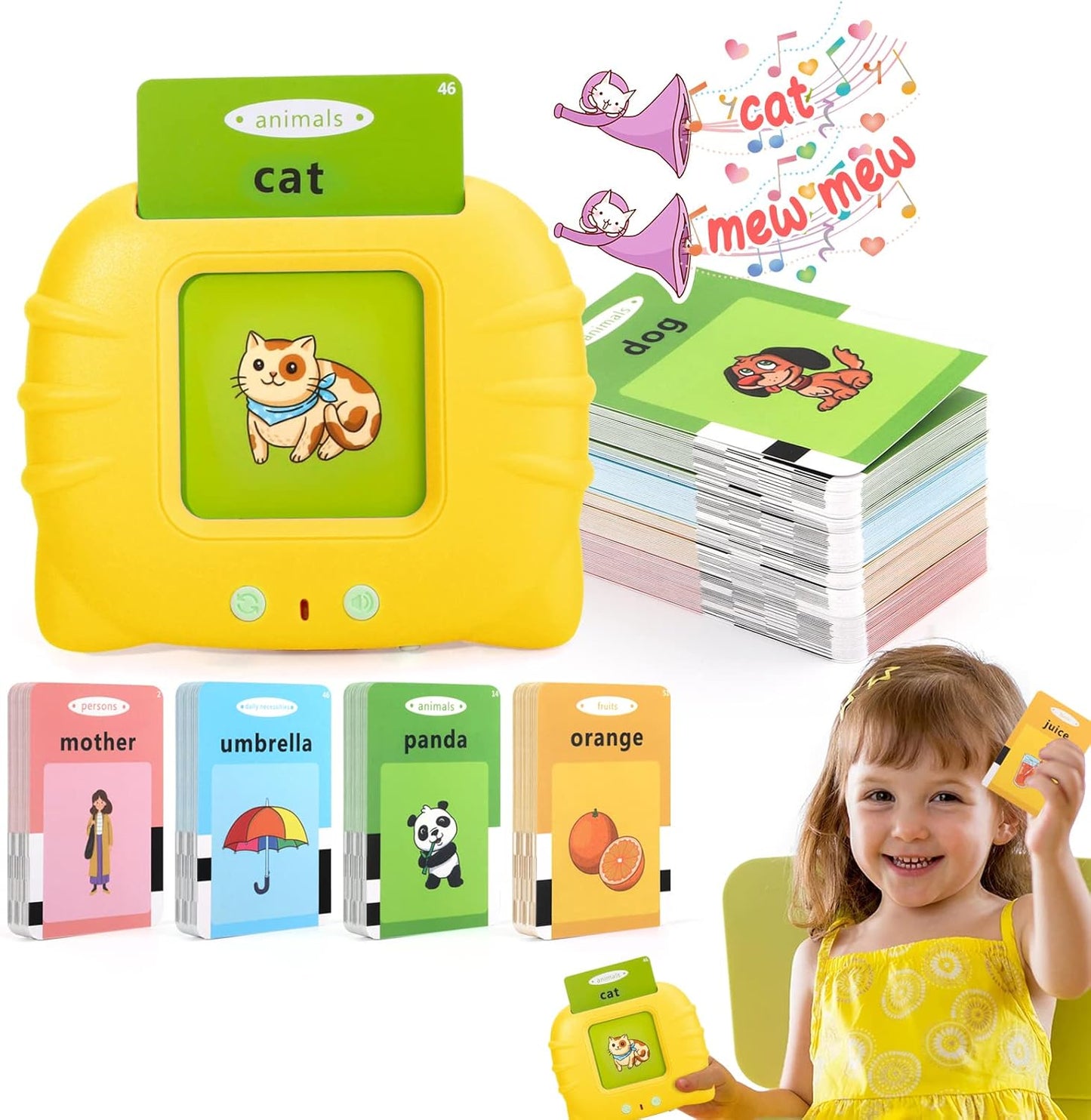 Talking Flash Cards Learning Toys
