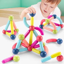 36 PCS Magnetic Building Sticks Blocks Set Early Learning