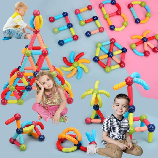 36 PCS Magnetic Building Sticks Blocks Set Early Learning