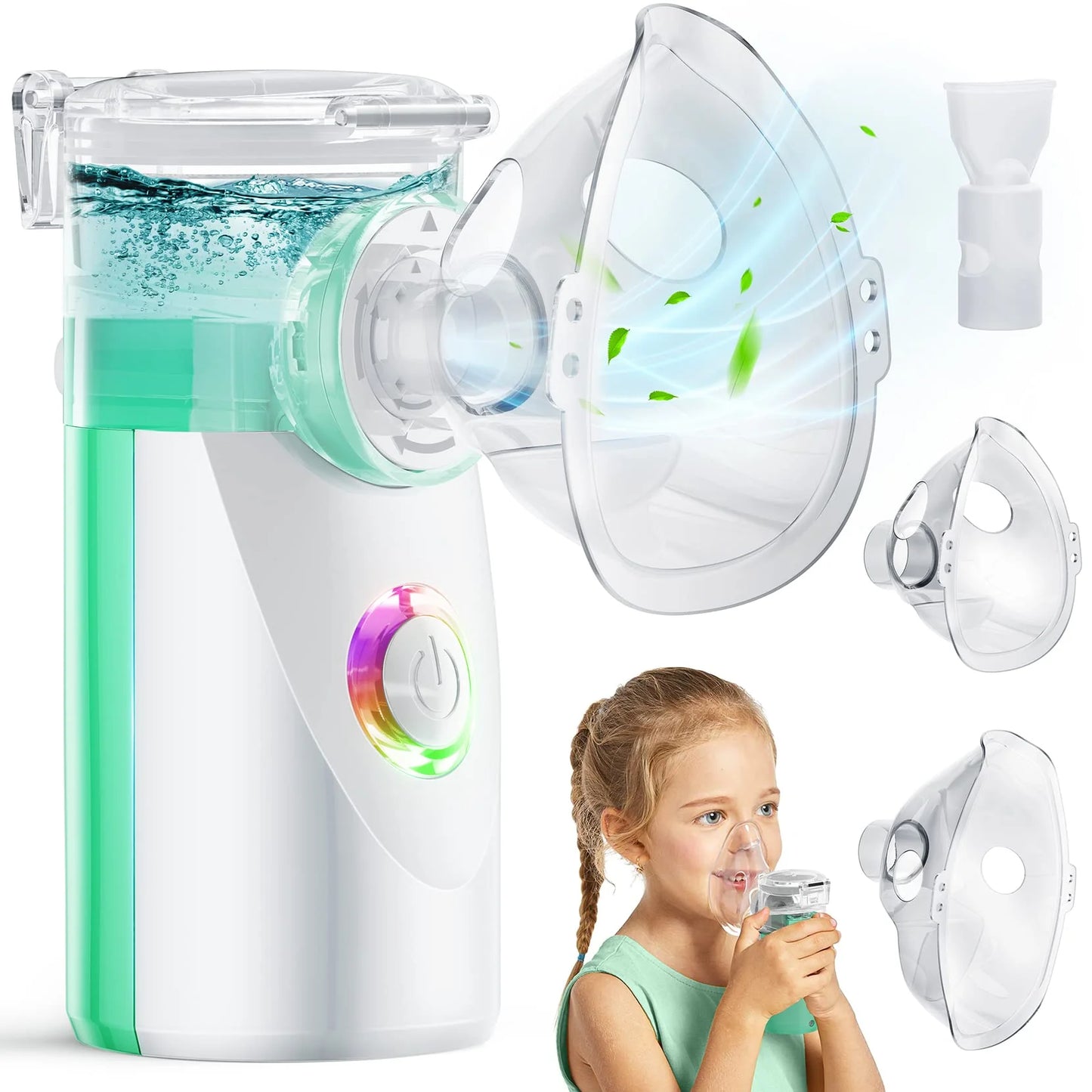 Mini Mesh Nebulizer Machine For Kids and Adults - Handheld Rechargeable Portable Machine