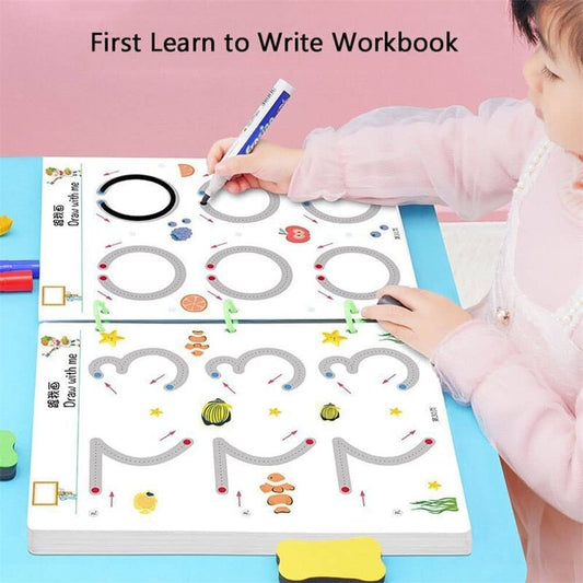 Stroke Line: Dot to dot Drawing & Writing Practice Book 64 Pages