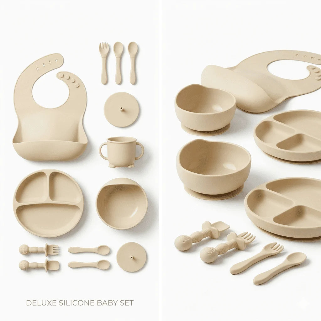 Baby Silicone Feeding Set – Safe & BPA-Free Baby Tableware