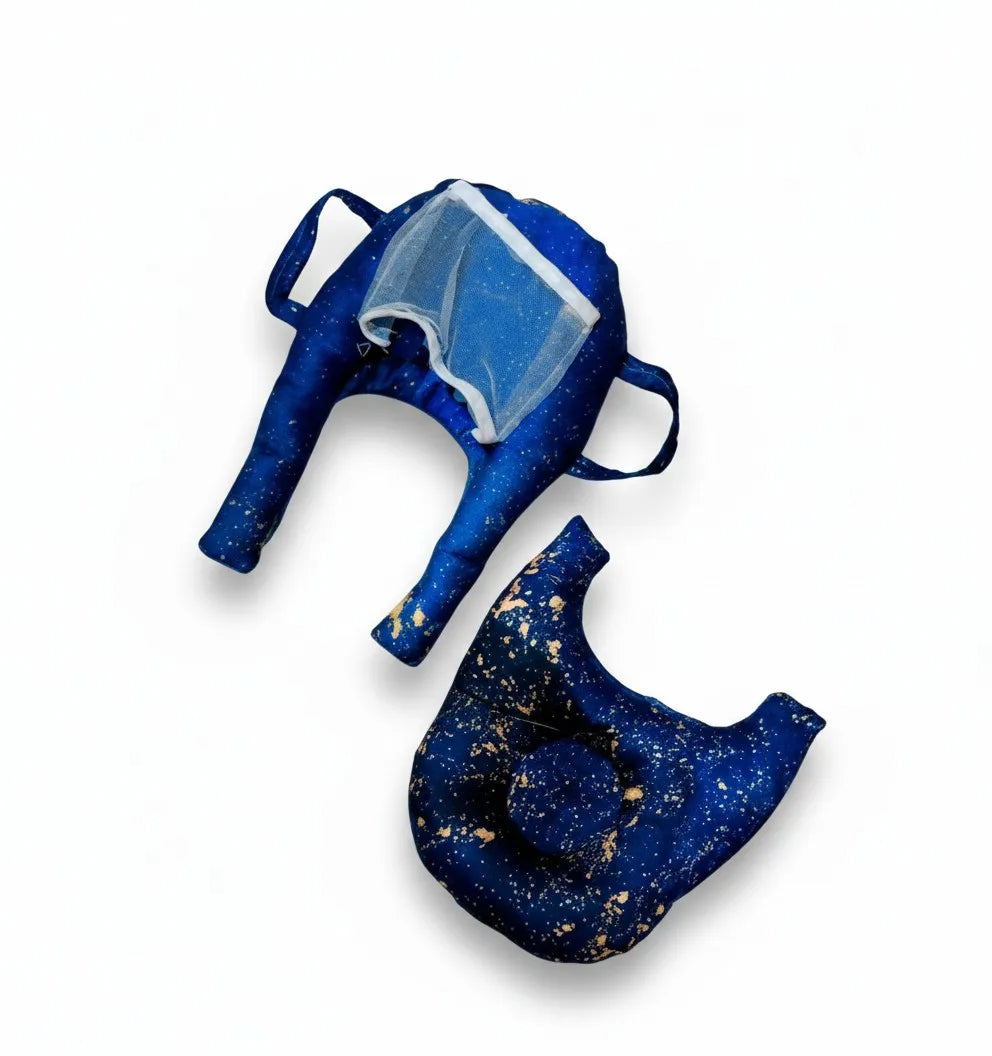 Baby Feeding Pillow with Feeder Holder - Baby Bazaar