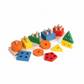 5 Column Wooden Geometric Shape Matching Toy | Learning Gaming toy - Baby Bazaar