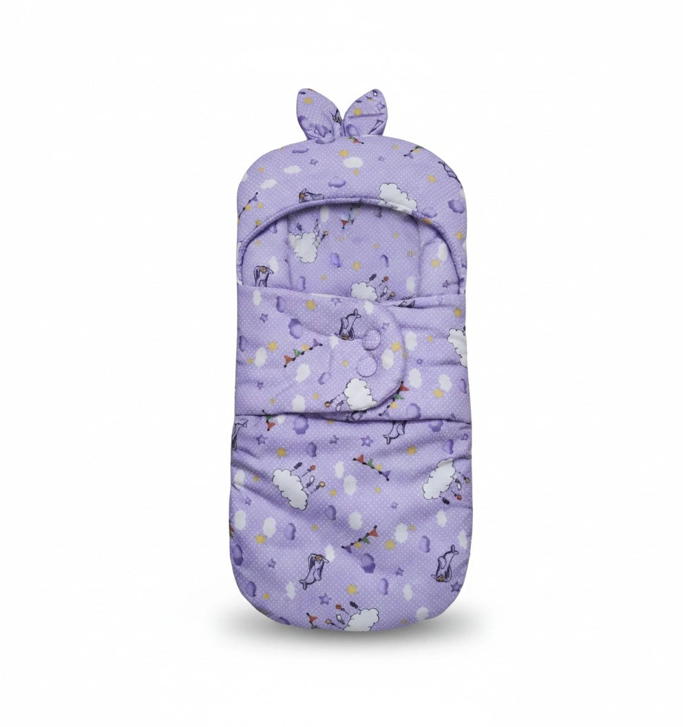 Cute Baby Newborn Swaddle Blanket Adjustable Wrap - Baby Bazaar