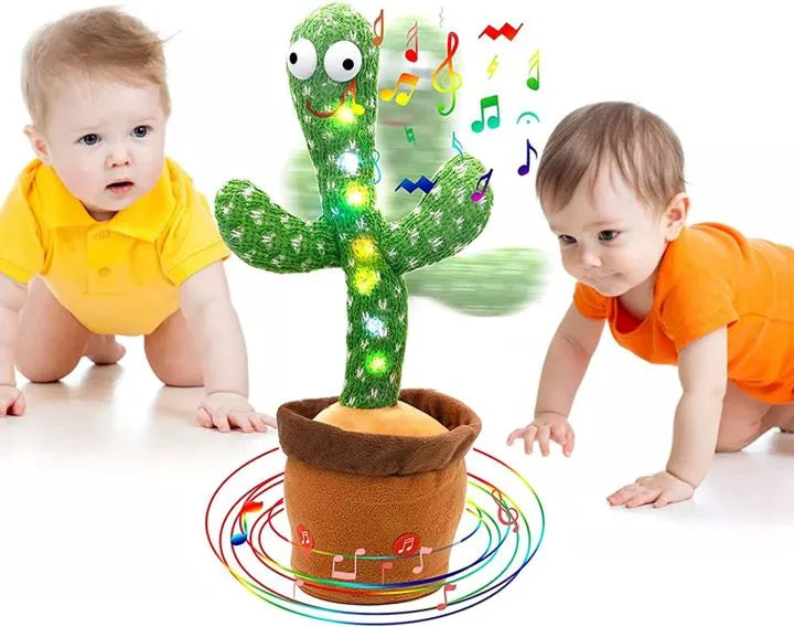 Dancing Cactus Talking Toy – Singing & Repeating Plush Toy for Kids
