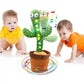 Dancing Cactus Talking Toy – Singing & Repeating Plush Toy for Kids | Baby Bazaar