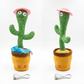 Talking cactus toy mimicking voice funny interactive toy