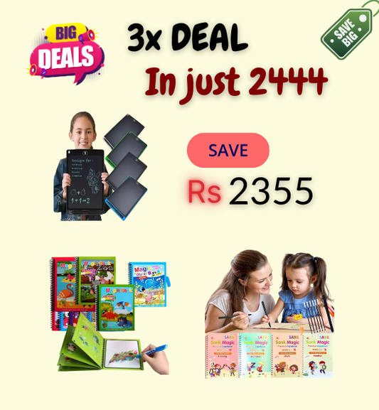 3X BUNDLE | Kids Creative Learning Bundle
for children's age 3+ years