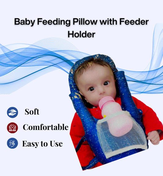 Baby Feeding Pillow with Feeder Holder