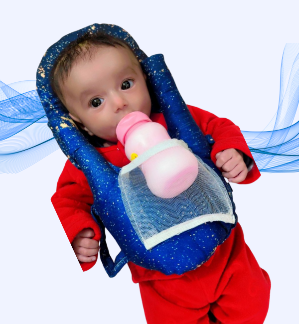 Baby Feeding Pillow with Feeder Holder
