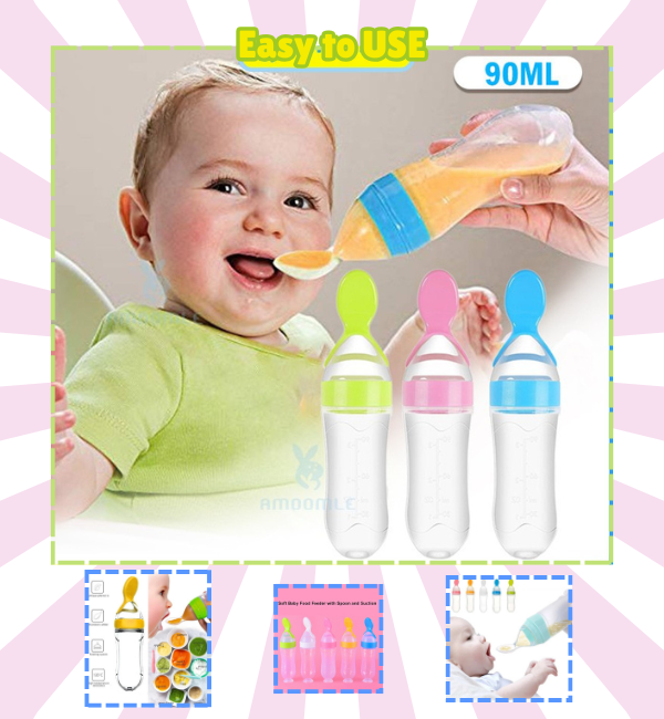 Soft Silicone Baby Feeding Spoon – BPA-Free First Stage Trainer Spoon for Infants & Toddlers