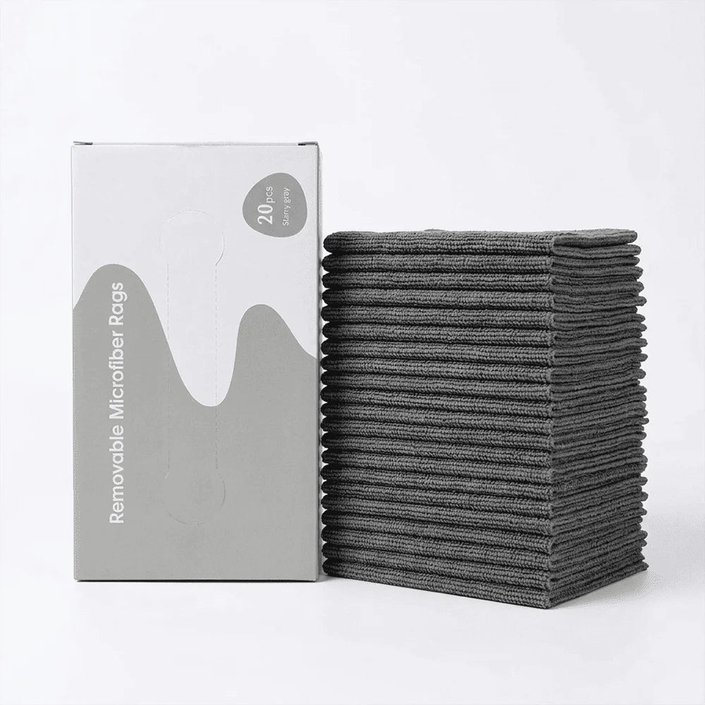 Microfiber Cleaning Cloth Box – Multi-Purpose Dust & Glass Cleaner