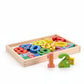 Multicolor Wooden Number Learning Board - Baby Bazaar