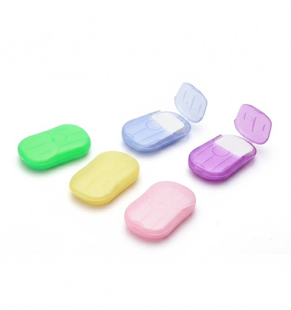 Portable Paper Soap Sheets – Travel-Sized Hand Wash for Camping & Hiking - Baby Bazaar