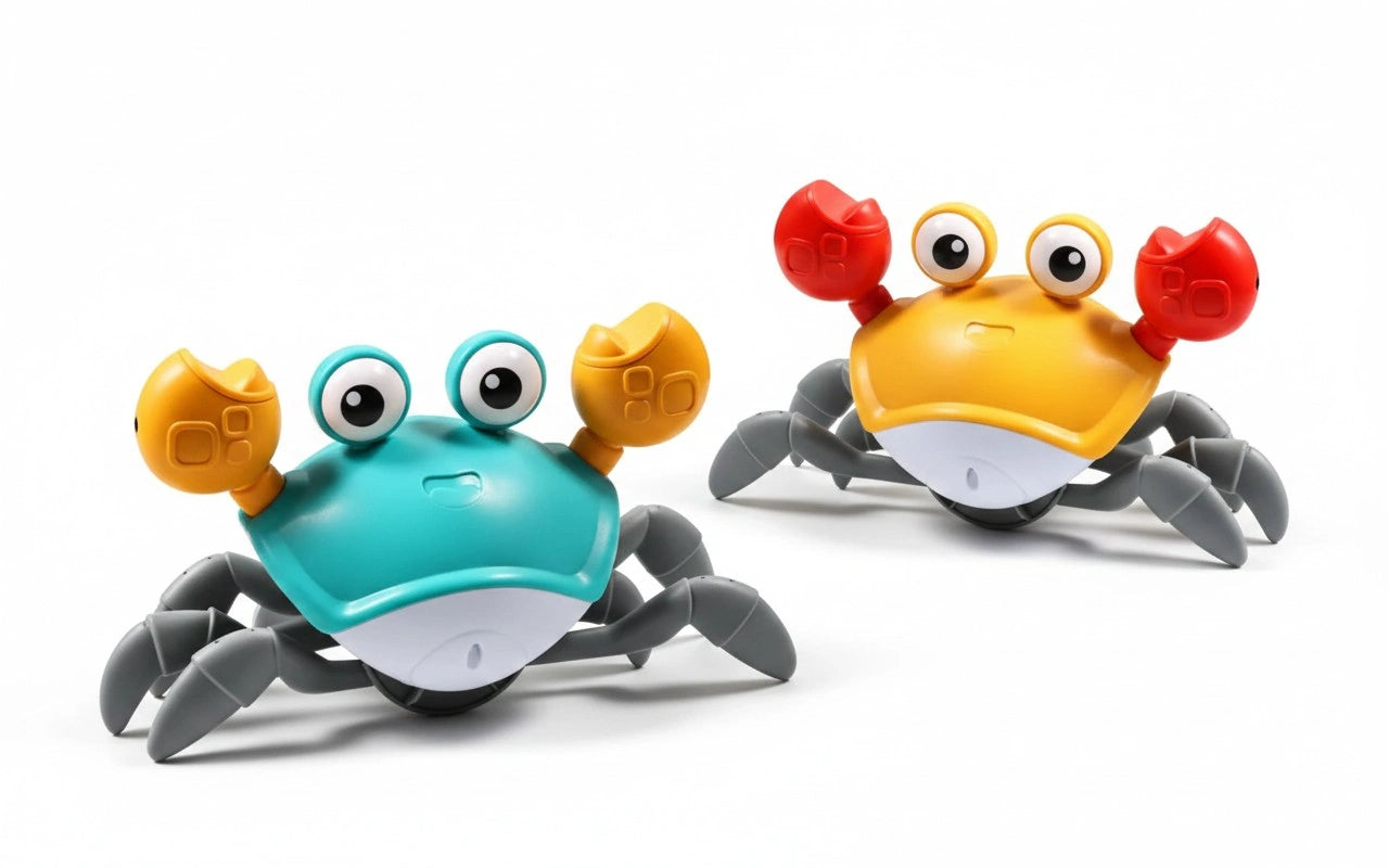 Rechargeable Interactive Musical & Sensor Crawling Crab - Baby Bazaar