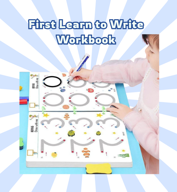 Stroke Line: Dot to dot Drawing & Writing Practice Book 64 Pages - Baby Bazaar