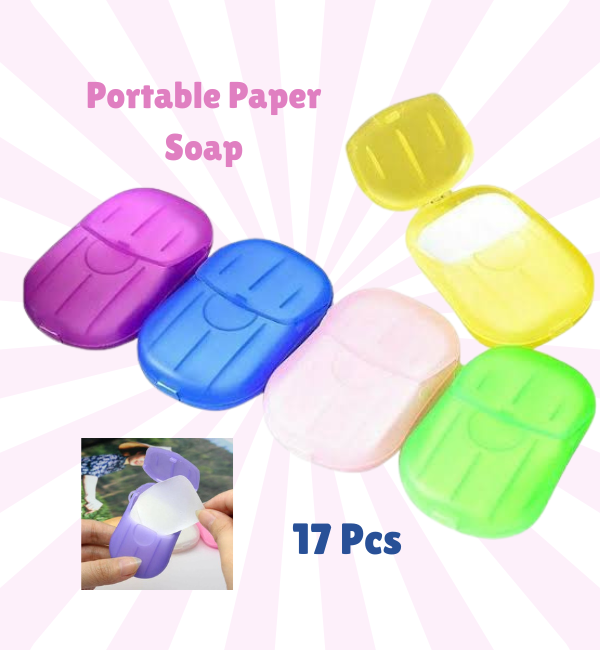 Portable Paper Soap Sheets – Travel-Sized Hand Wash for Camping & Hiking - Baby Bazaar