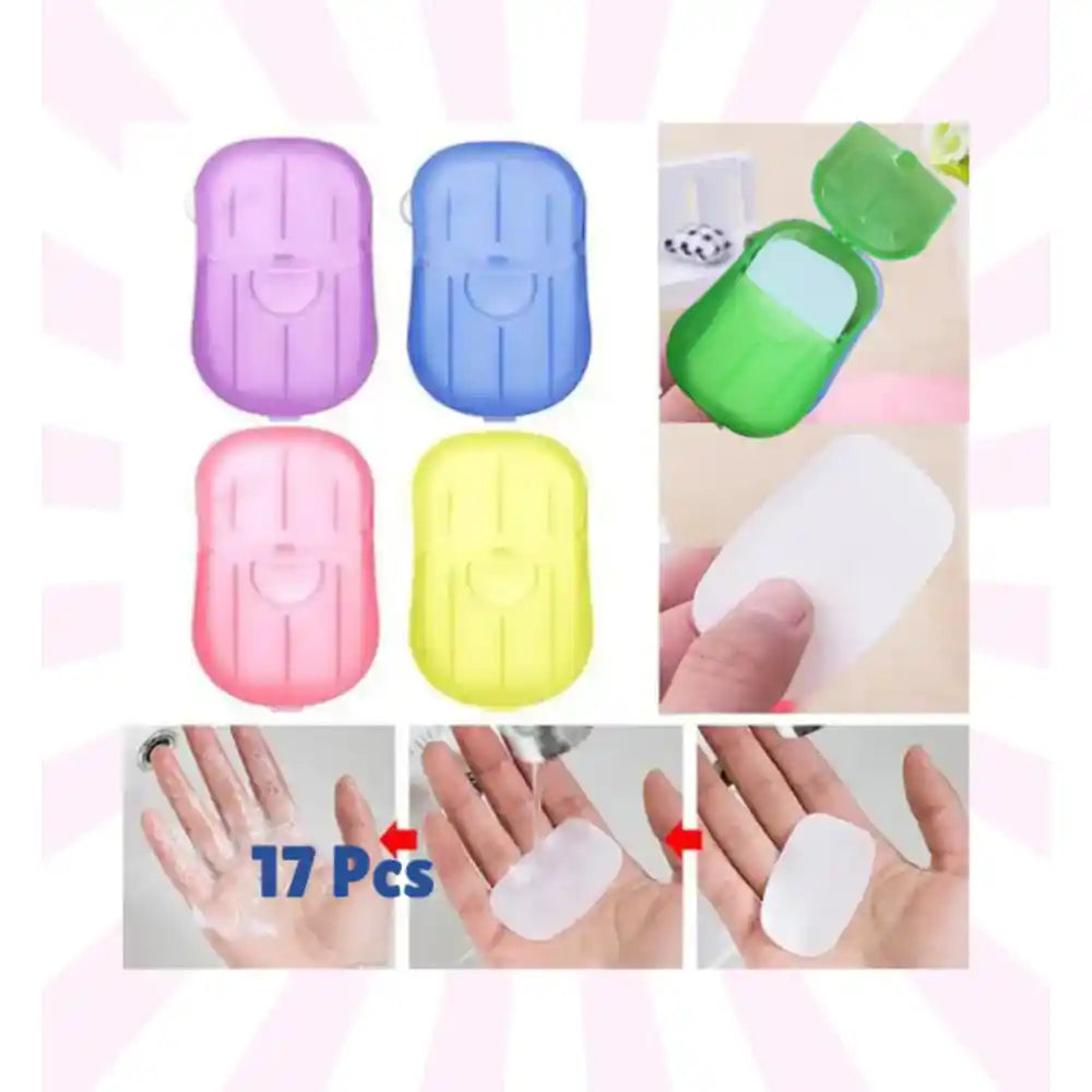 Portable Paper Soap Sheets – Travel-Sized Hand Wash for Camping & Hiking